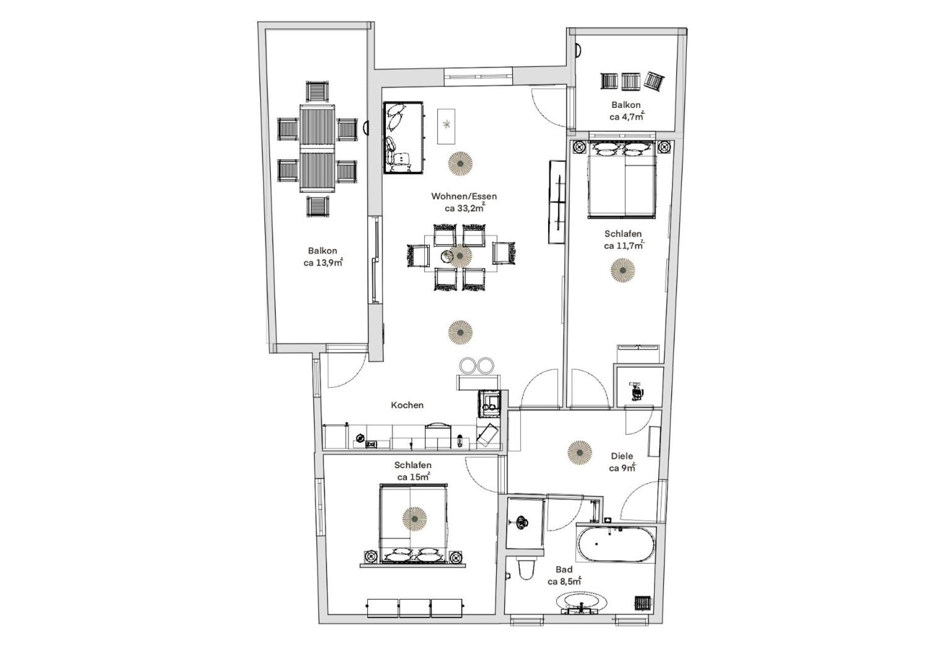 Pineapple Apartments Dresden Zwinger III - 86 Qm - 1X Free Parking מראה חיצוני תמונה